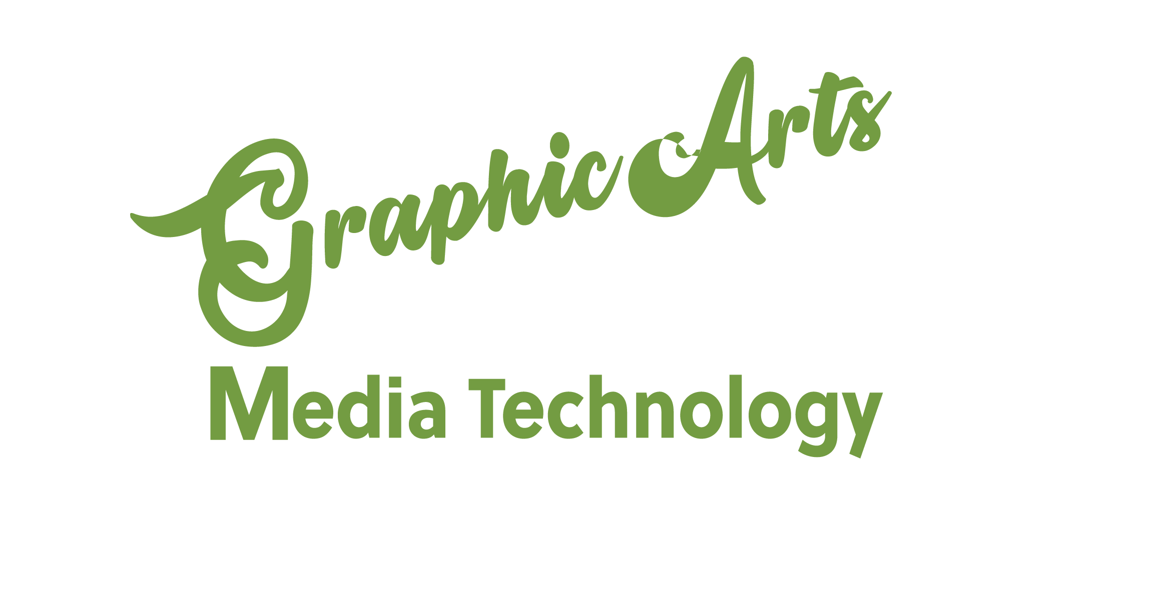 graphic arts and media technology banner text